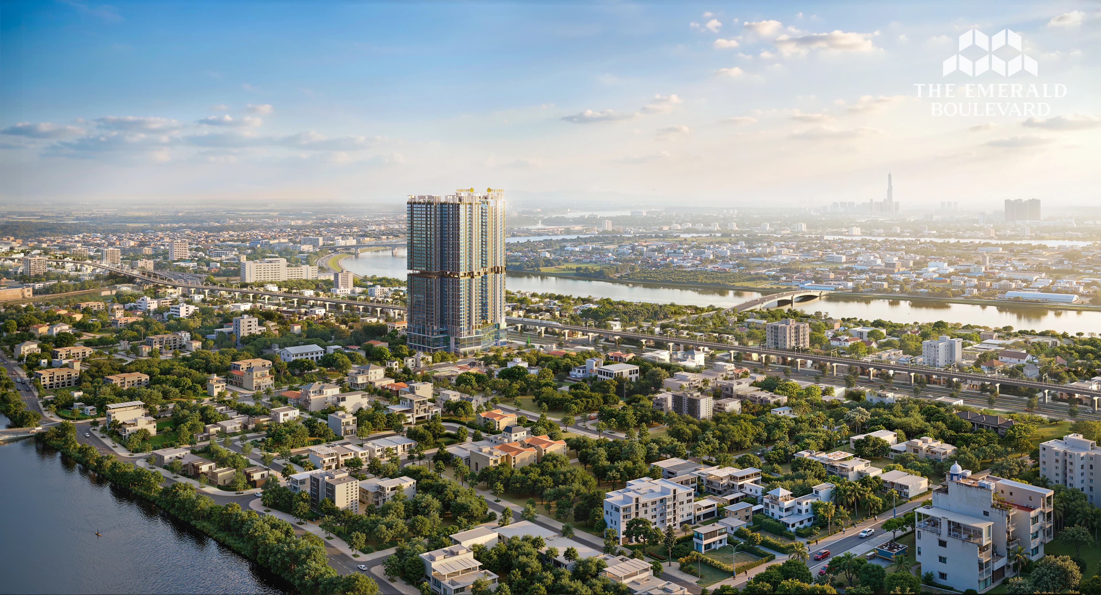 Phối cảnh tổng thể Emerald Boulevard